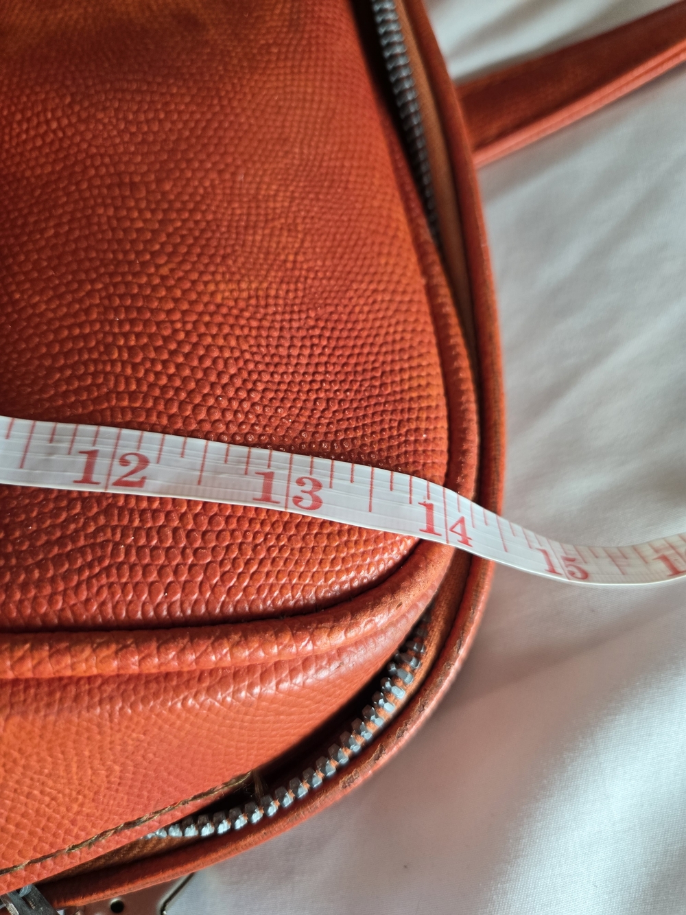 Vintage Samsonite Orange Leather Tote Amazing - Picture 15 of 16